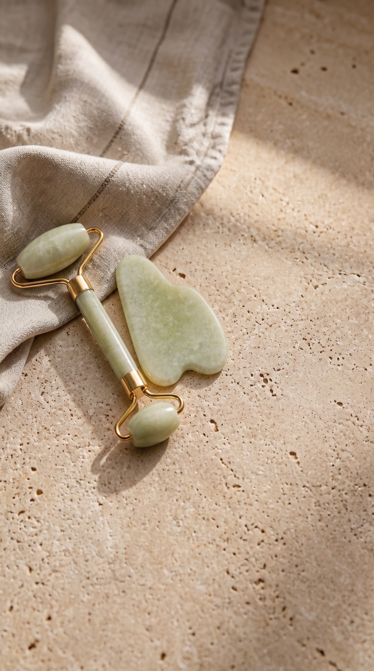 The Full Ritual bundle — Jade Ritual roller and gua sha set